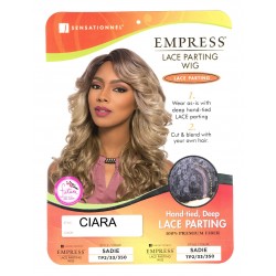 Sensationnel Empire Synthetic Lace Front Parting Wig Hand-tied Deep Ciara
