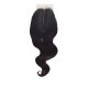 Brazilian 100% Remy Human Hair Silk Lace Closure Body Wave 12" Brazilian 100% Remy Human Hair Silk Lace Closure Body Wave 12