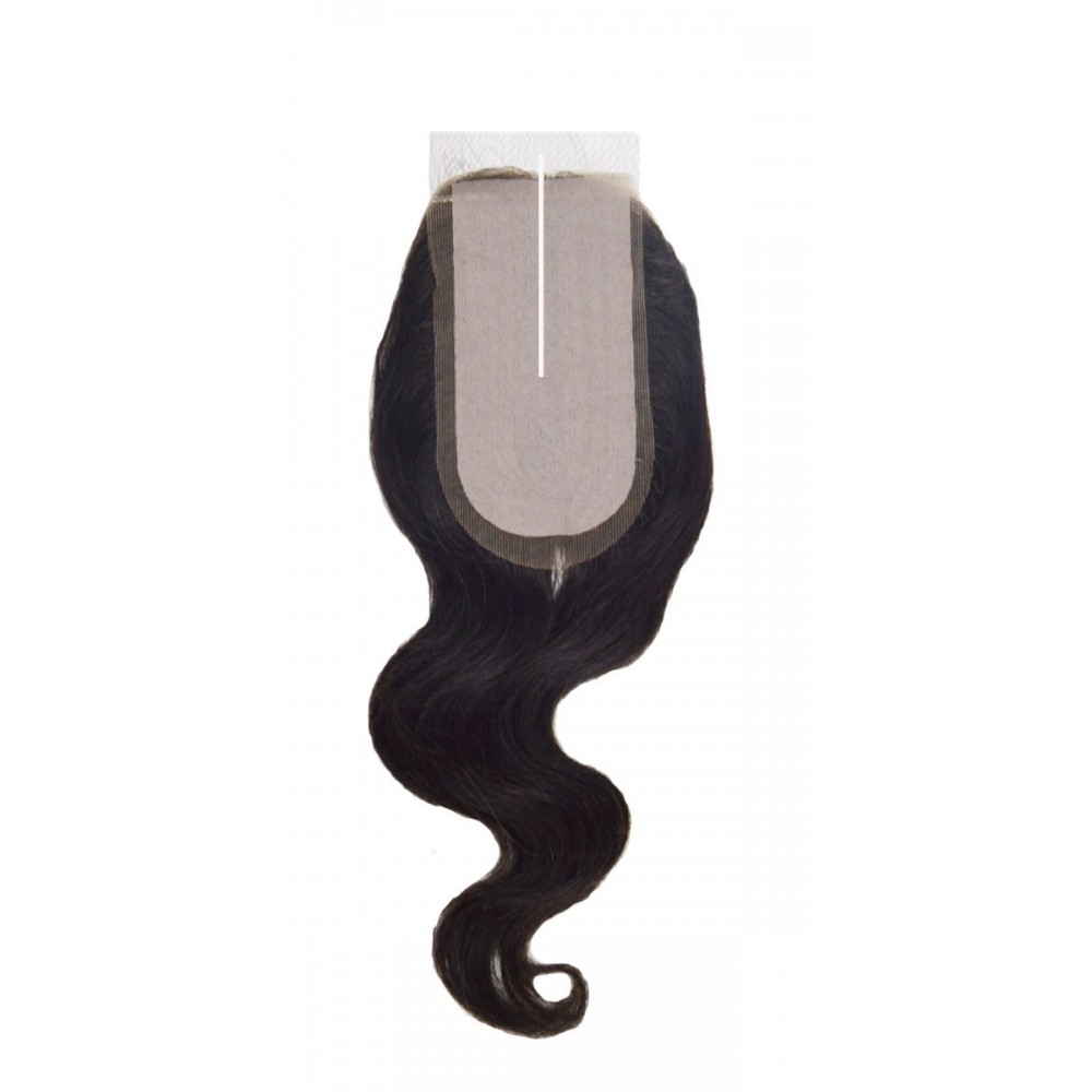 Brazilian 100% Remy Human Hair Silk Lace Closure Body Wave 12" Brazilian 100% Remy Human Hair Silk Lace Closure Body Wave 12
