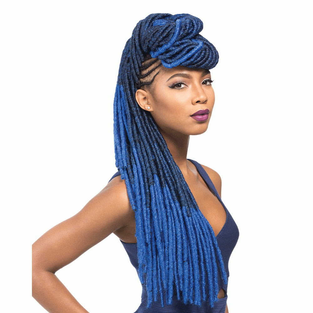 sensationnel synthetic crochet braids african collcetion soft faux locs loop 18