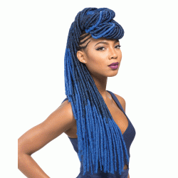 sensationnel synthetic crochet braids african collcetion soft faux locs loop 18" sensationnel synthetic crochet braids african collcetion soft faux locs loop 18"