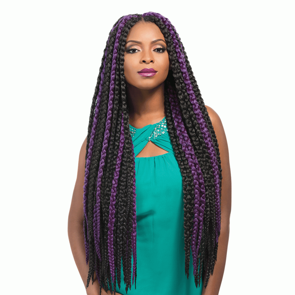 sensationnel synthetic crochet braids african collcetion multi senegal twisted box braid loop 24