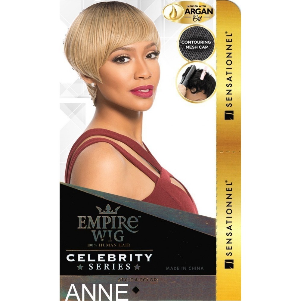 Sensationnel Empire Wig 100% Human Hair Full Wig Anne