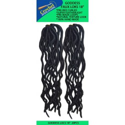 Urban Beauty Synthetic Hair Crochet Braids Loop Lady Goddess Faux Locs 18"
