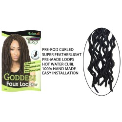 Urban Beauty Synthetic Hair Crochet Braids Loop Lady Goddess Faux Locs 18"