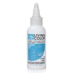 Via Natural Living Permanent Hair Color #114 Turquoise Blue 4oz Via Natural Living Permanent Hair Color #114 Turquoise Blue 4oz
