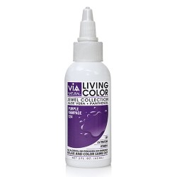 Via Natural Living Permanent Hair Color #124 Purple Rampage 2oz Via Natural Living Permanent Hair Color #124 Purple Rampage 2oz