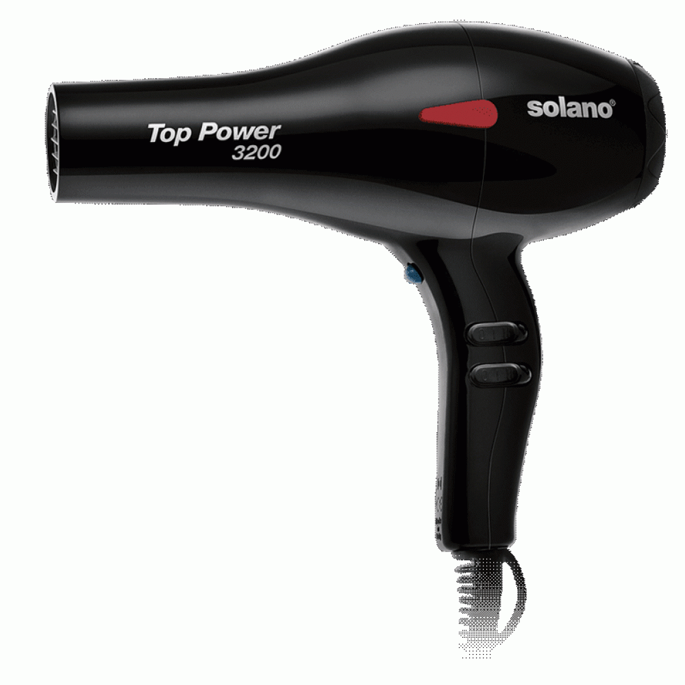 solano top power 3200 black dryer 1875w #2013200