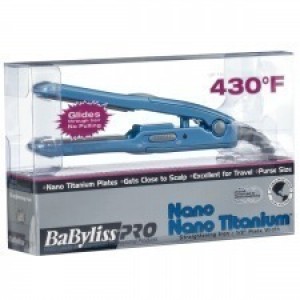 Babylisspro Nano Nano Titanium 1/2" Mini Straightening Iron #babnt3050