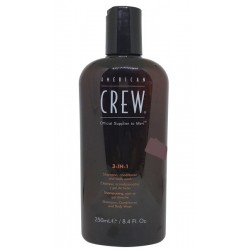 American Crew 3 In 1 Shampoo Conditioner Body Wash 8.4 Oz