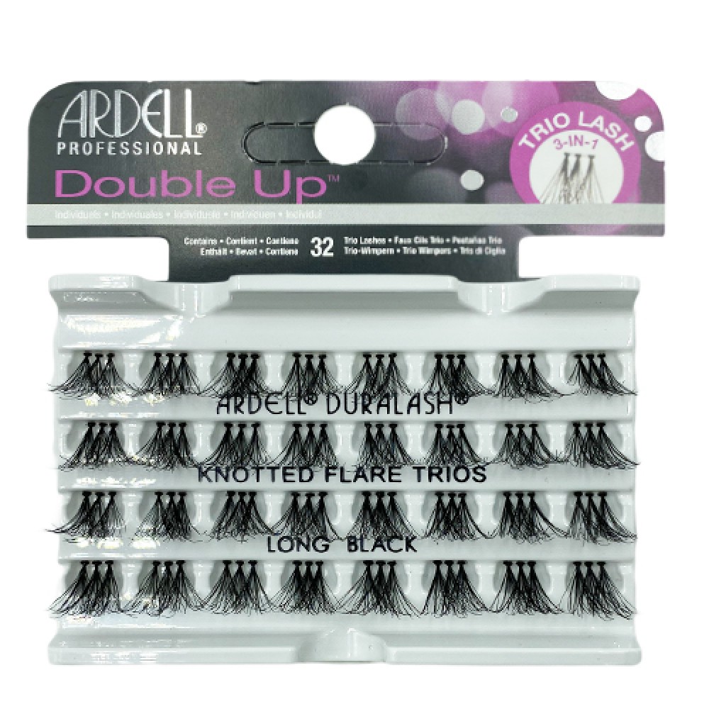 Ardell Trio Double Up Long Black Trio Lash 3-in-1 Individuals