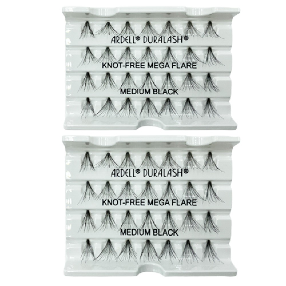Ardell Mega Flare Knot Free Medium Black Individual Lash