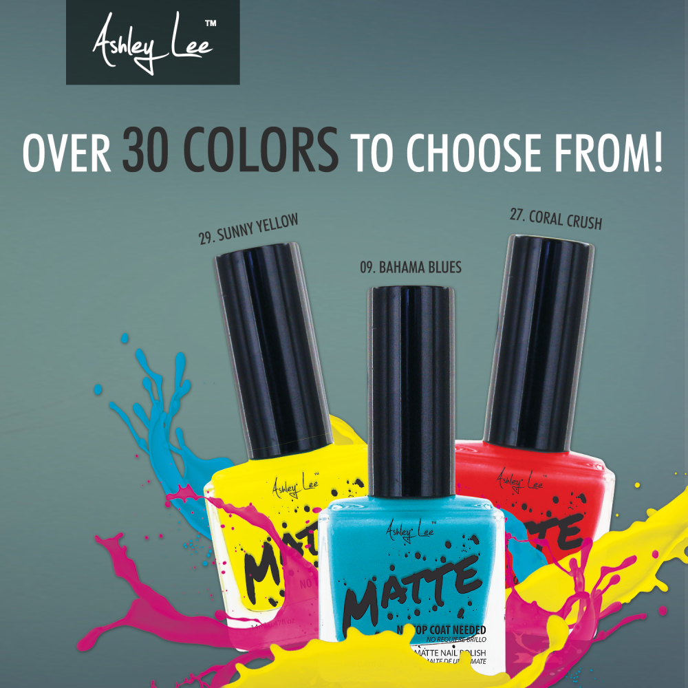 Ashley Lee Matte Nail Polish .40 Oz