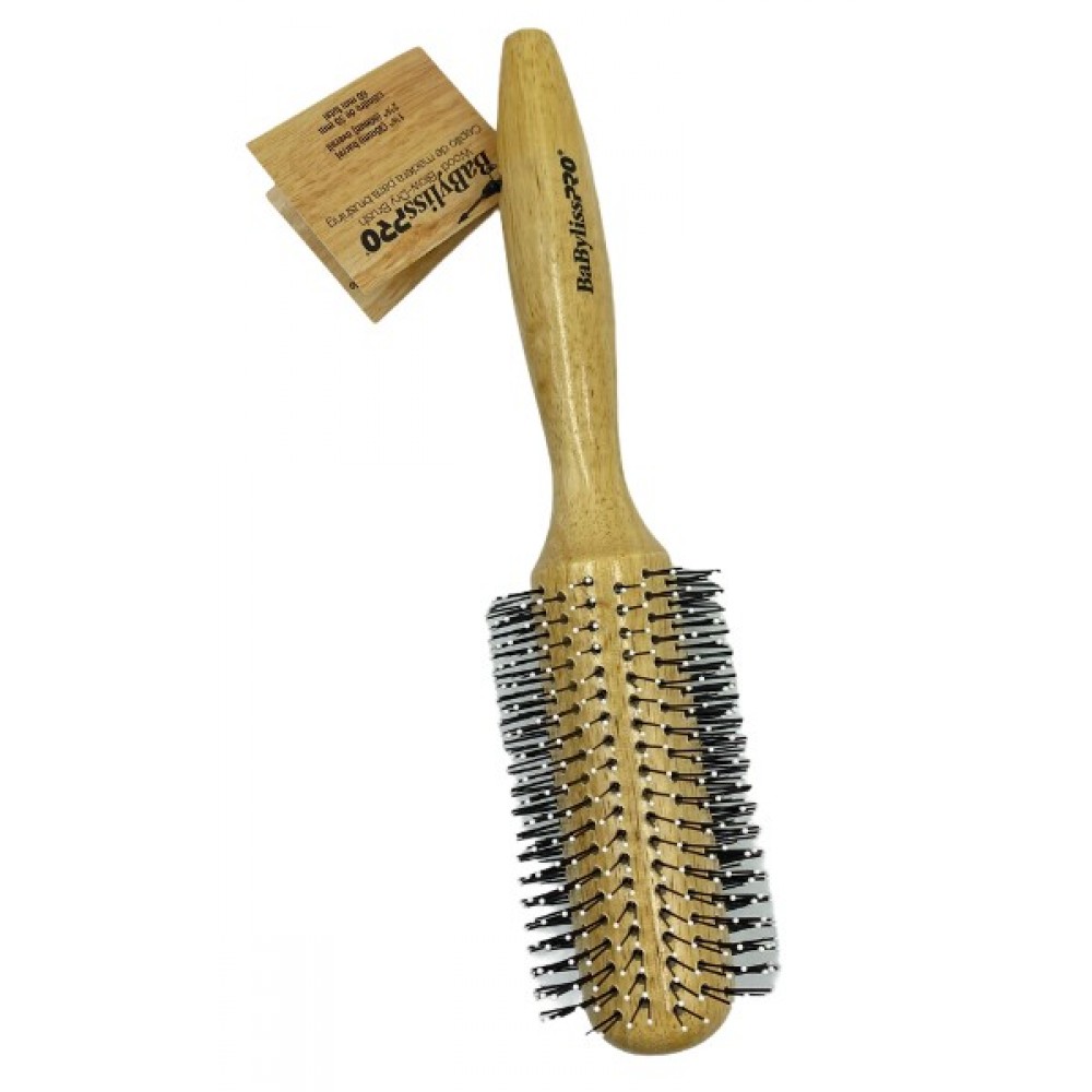 Babyliss Pro Wood Blow Dry Hair Brush 1 3/8