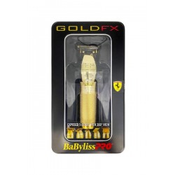 Babyliss Pro Gold Fx Metal Lithium Outlining Hair Trimmer Cordless Fx787g Gold  