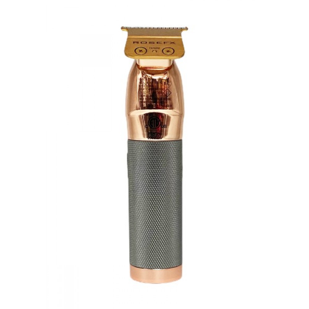 Babyliss Pro Rose Fx Metal Lithium Outlining Hair Trimmer Cordless Fx787rg Rose