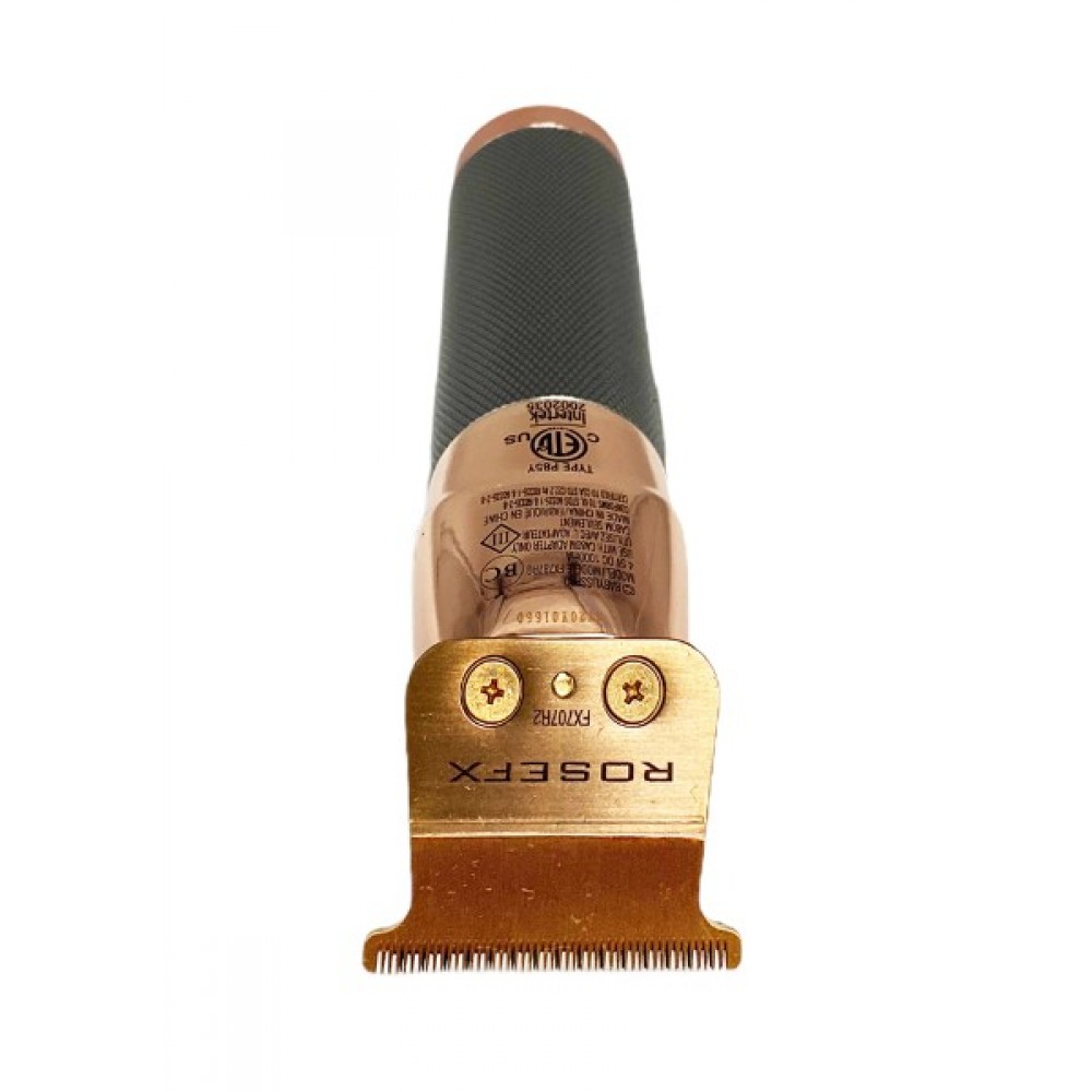 Babyliss Pro Rose Fx Metal Lithium Outlining Hair Trimmer Cordless Fx787rg Rose