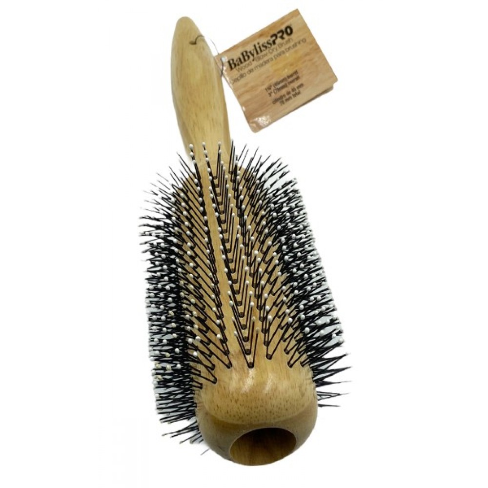 Babyliss Pro Blow Dry Wood Hair Brush 1 3/4