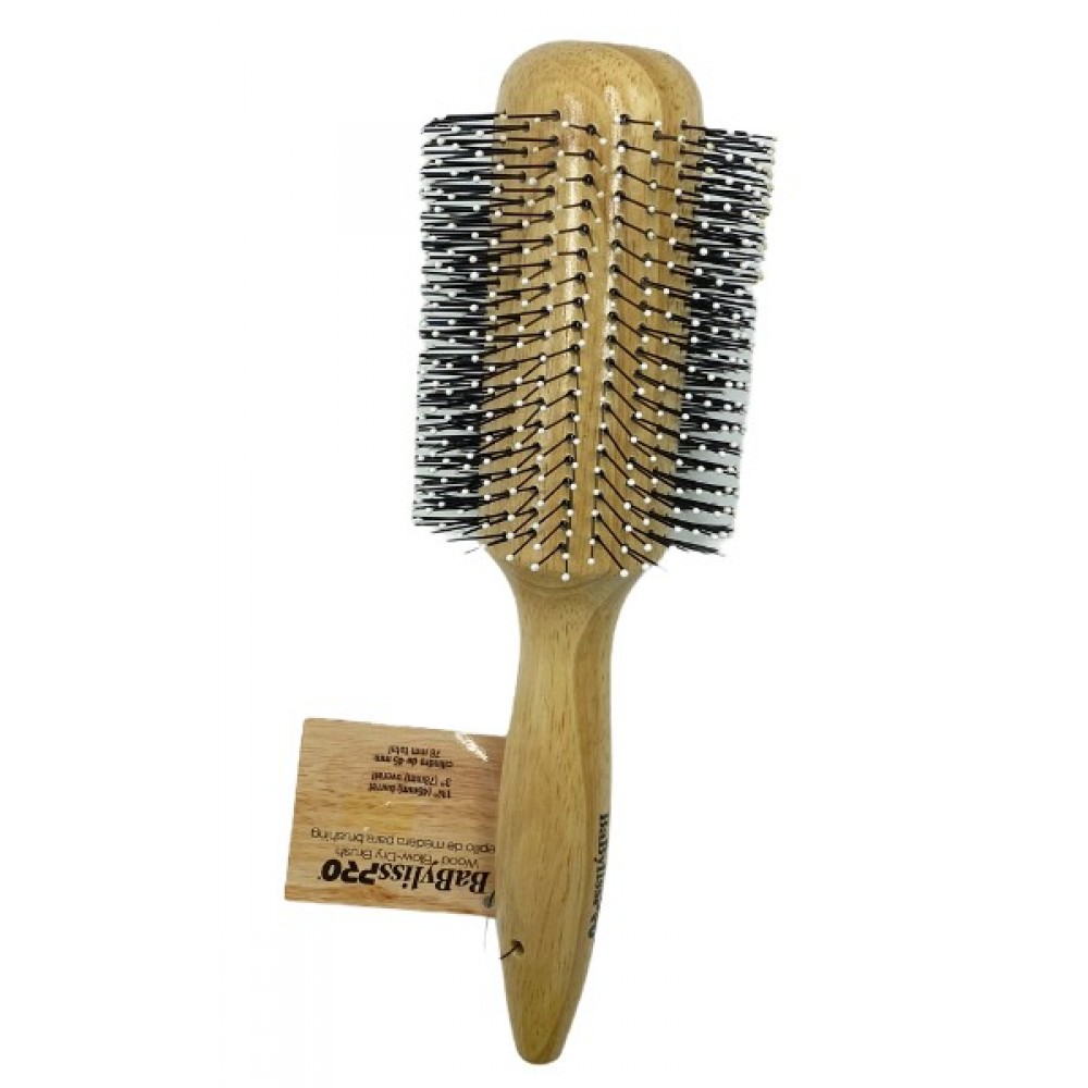Babyliss Pro Blow Dry Wood Hair Brush 1 3/4