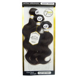 B&b Express 100% Unprocessed Brazilian Remi Human Hair Weave Body Wave