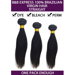 B&b Express 100% Unprocessed Brazilian Remi Human Hair Weave Straight B&b Express 100% Unprocessed Brazilian Remi Human Hair Weave Straight