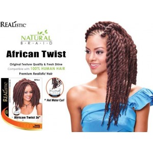 Beauty Element Synthetic Hair Crochet Braid African Twist 26"