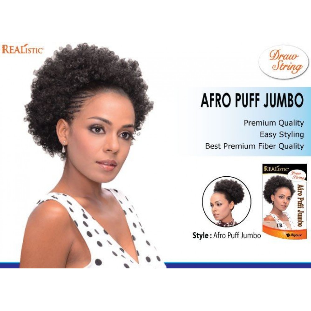 Beauty Element Synthetic Draw String Afro Puff Jumbo