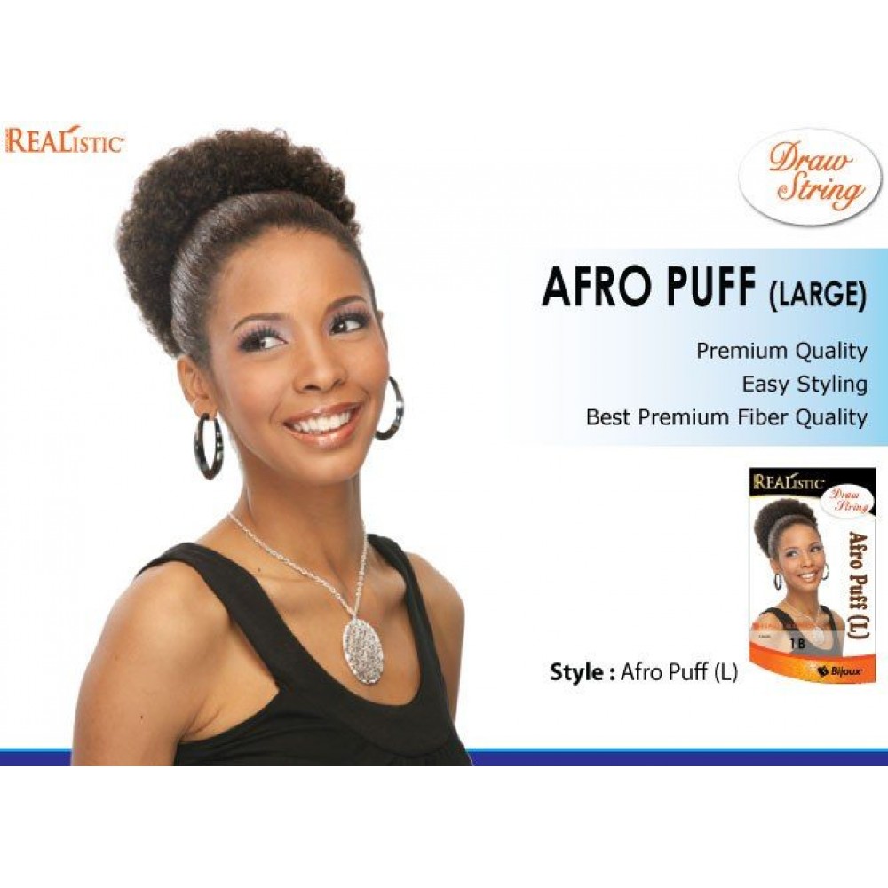 Beauty Element Synthetic Draw String Afro Puff Large