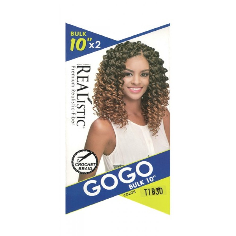 Beauty Element Synthetic Hair Crochet Braid Gogo Bulk 10