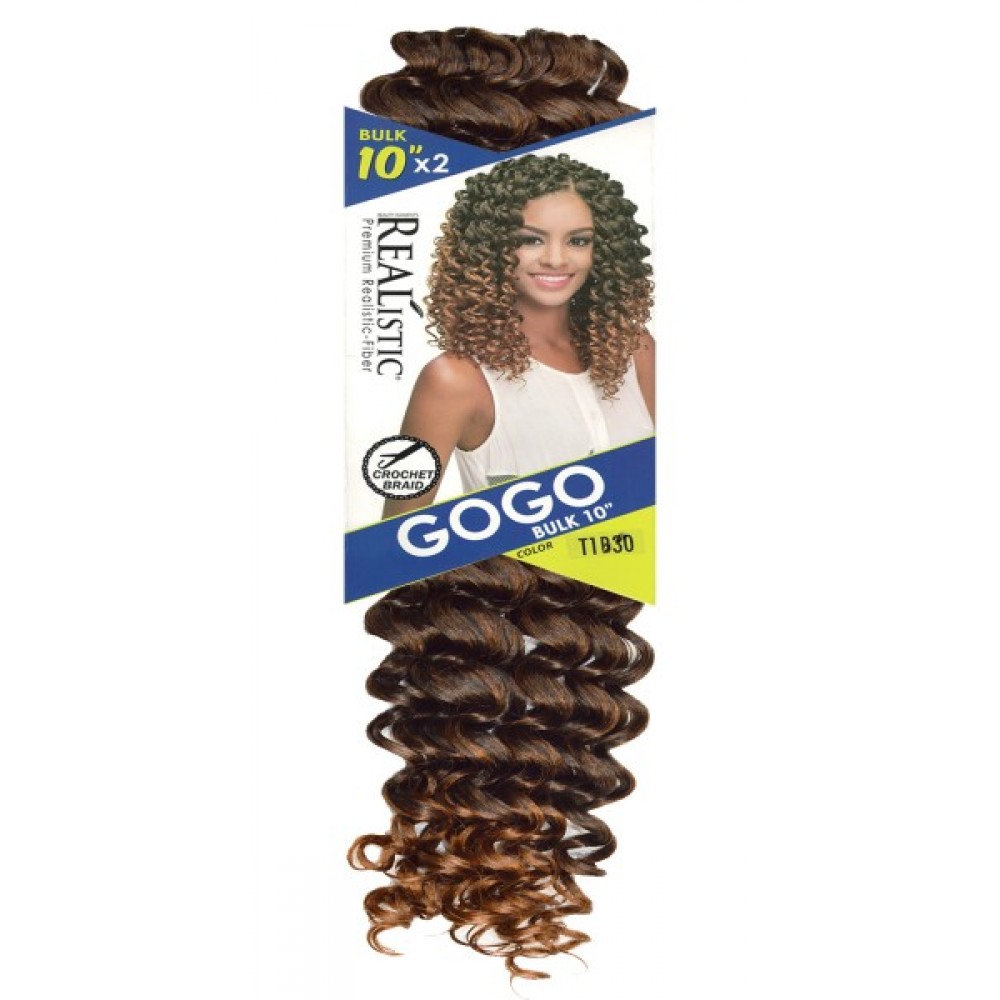 Beauty Element Synthetic Hair Crochet Braid Gogo Bulk 10
