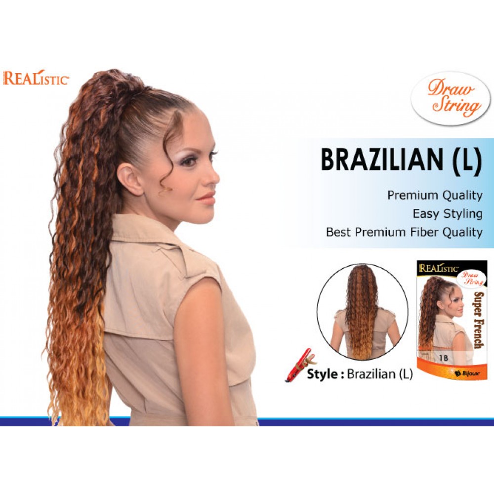 Beauty Element Synthetic Heat Resistant Draw String Brazilian L