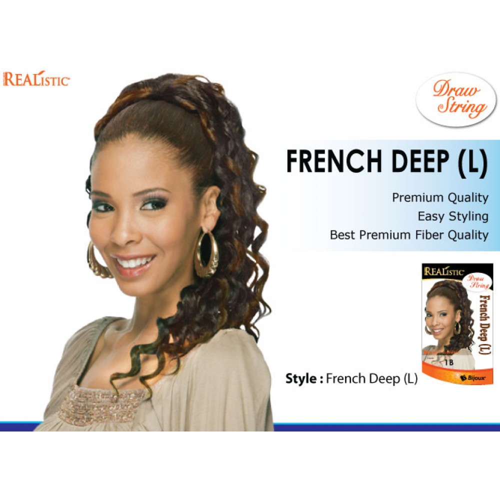 Beauty Element Synthetic Heat Resistant Draw String French Deep L