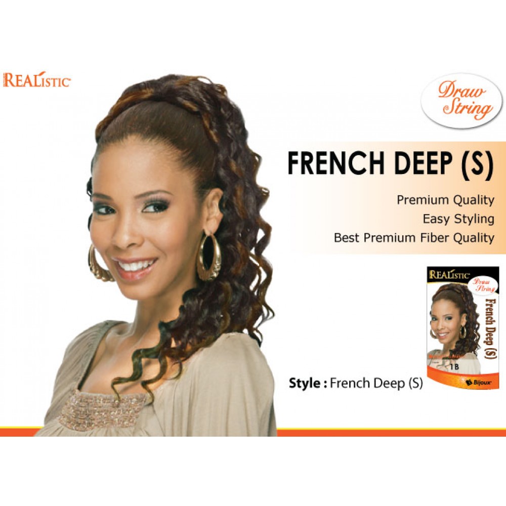 Beauty Element Synthetic Heat Resistant Draw String French Deep