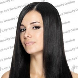 14" clip in - 10pcs 100% human hair extensions - straight-jet black (1) 14" clip in - 10pcs 100% human hair extensions - straight-jet black (1)