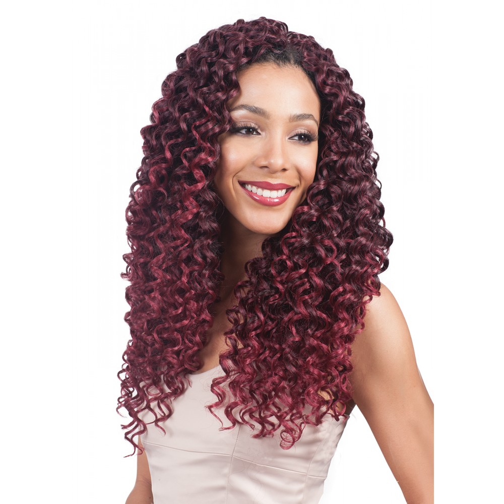 Bobbi Boss Synthetic Hair Crochet Braid 3x Multi Pack 14/16/18 French Deep
