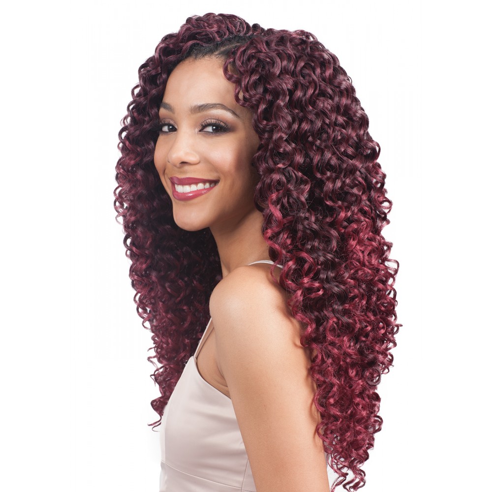 Bobbi Boss Synthetic Hair Crochet Braid 3x Multi Pack 14/16/18 French Deep