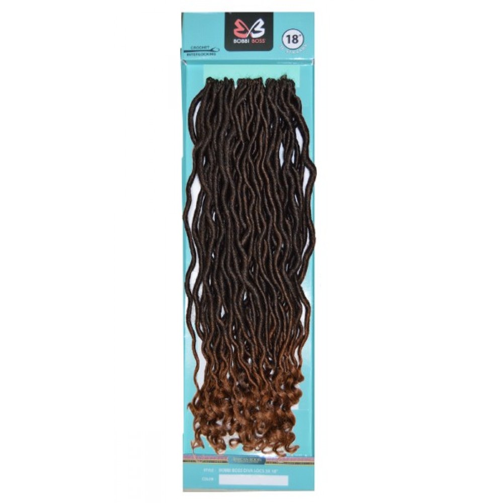 Bobbi Boss Synthetic Hair Crochet Braid Loop 3x Diva Locs 18”