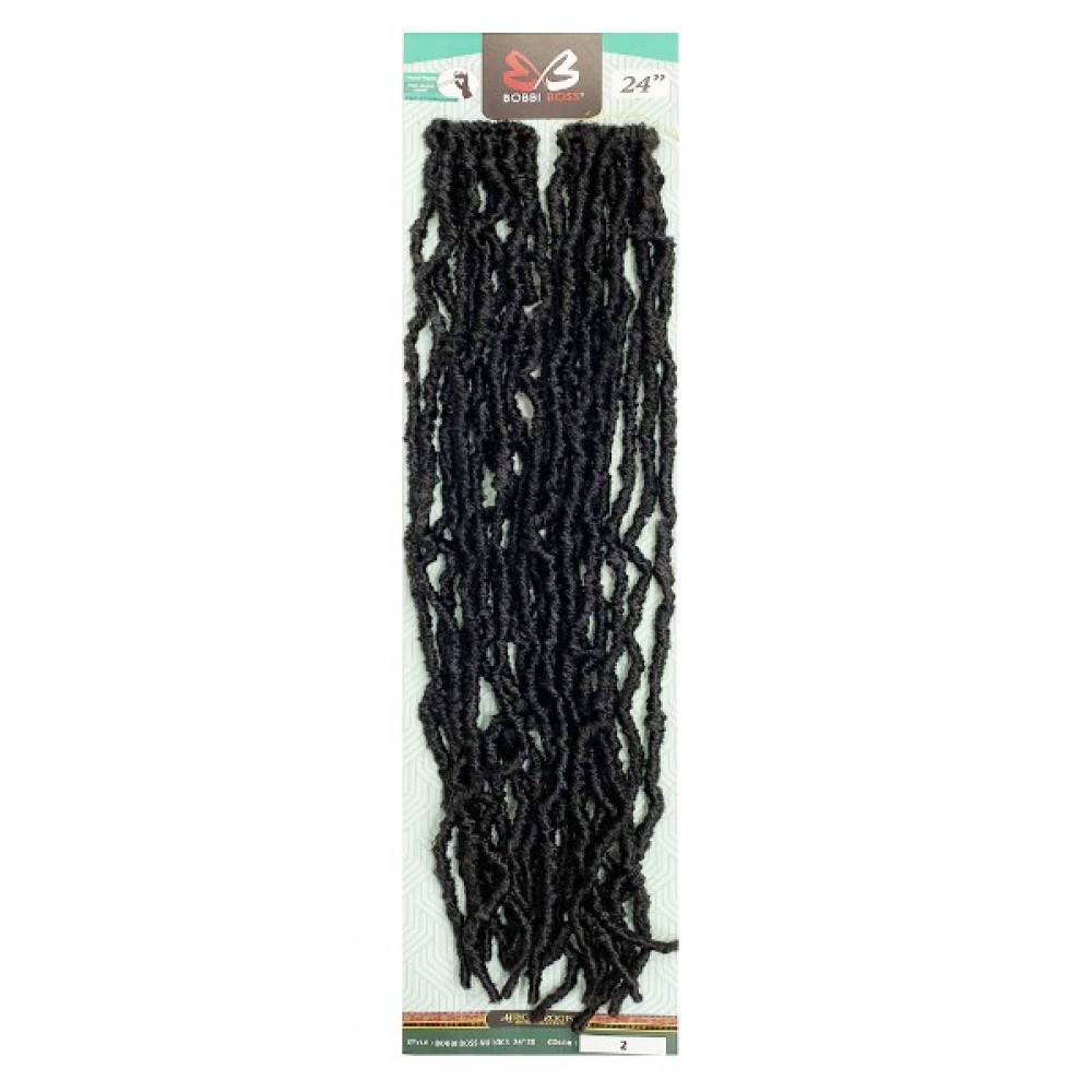 Bobbi Boss Nu Locs Synthetic Hair Crochet Braid Loop 2x Nu Locs 24