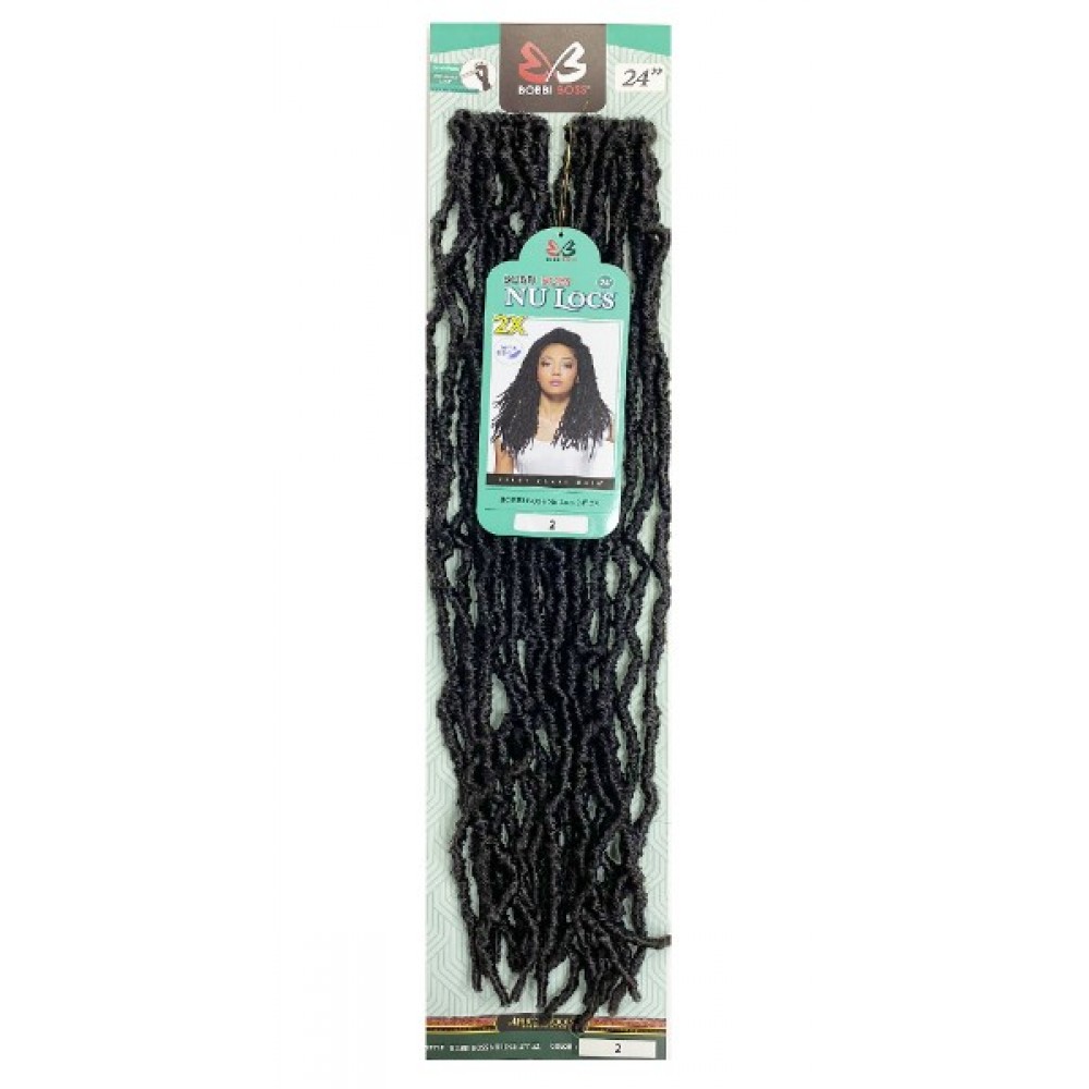 Bobbi Boss Nu Locs Synthetic Hair Crochet Braid Loop 2x Nu Locs 24