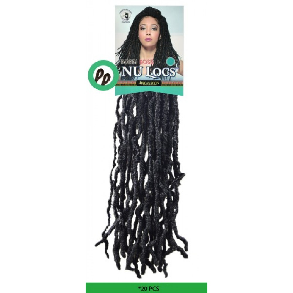 Bobbi Boss Nu Locs Synthetic Hair Crochet Braid Loop 2x Nu Locs 24