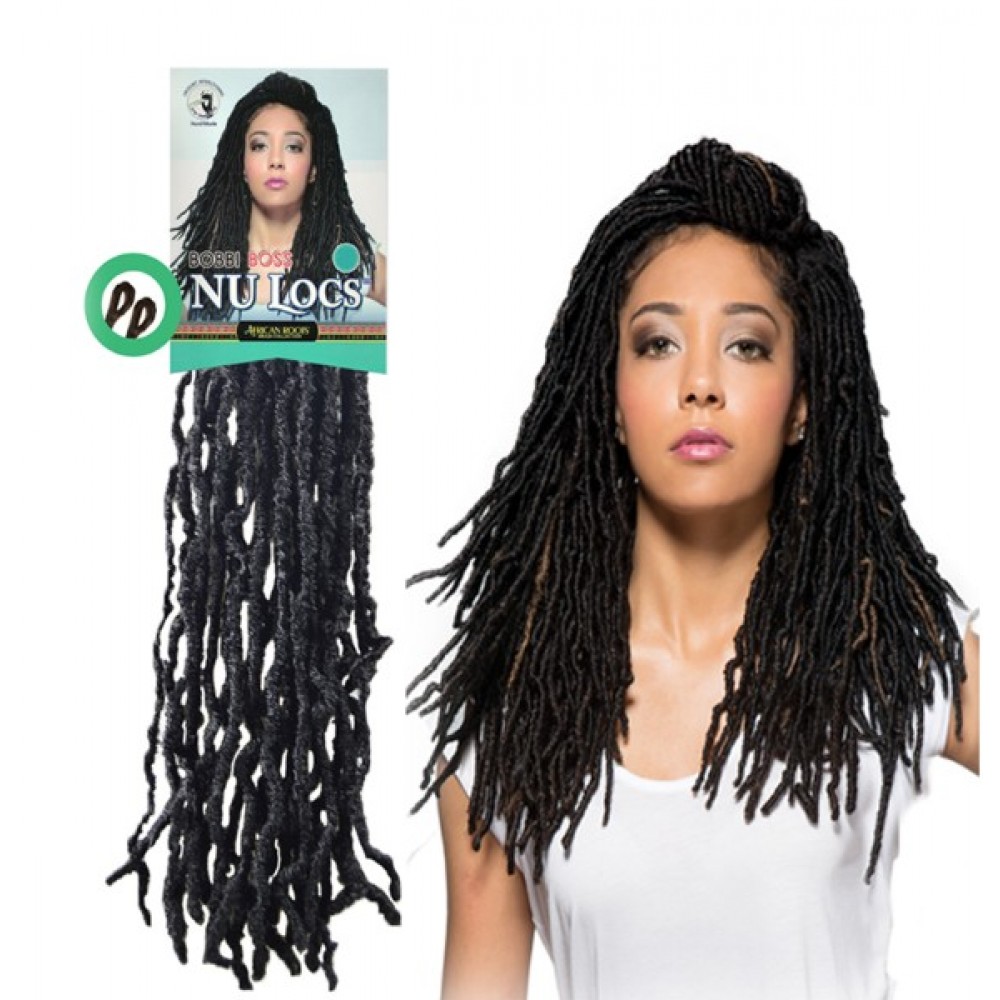 Bobbi Boss Nu Locs Synthetic Hair Crochet Braid Loop 2x Nu Locs 24