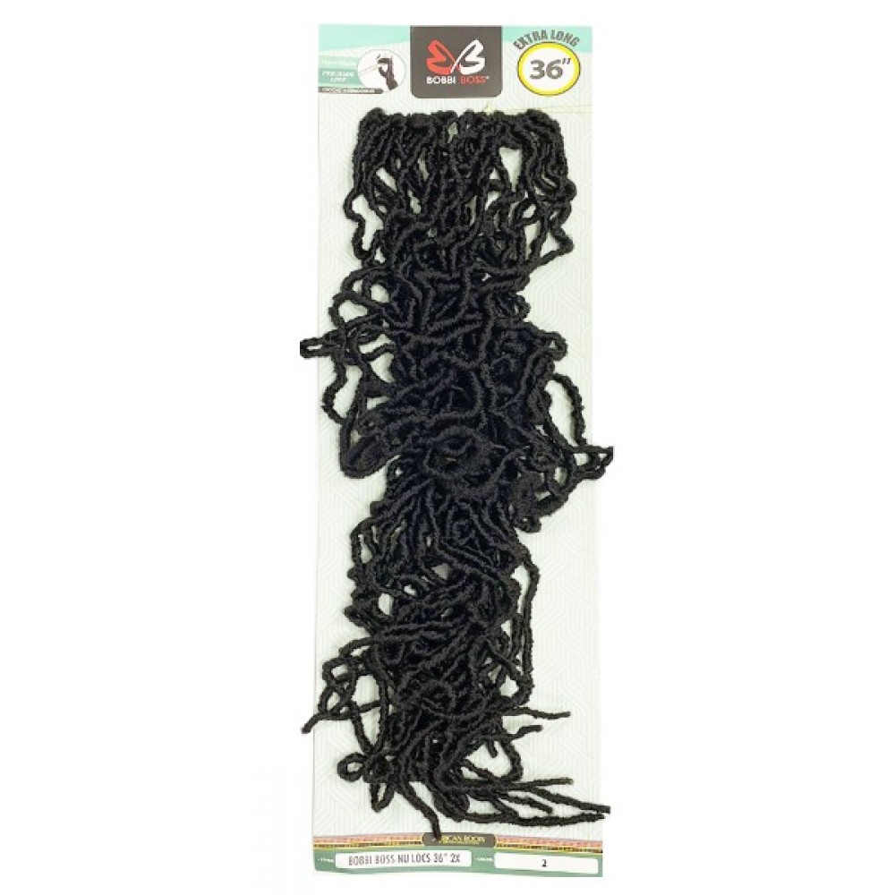 Bobbi Boss Nu Locs Synthetic Hair Crochet Braid Loop 2x Nu Locs 36