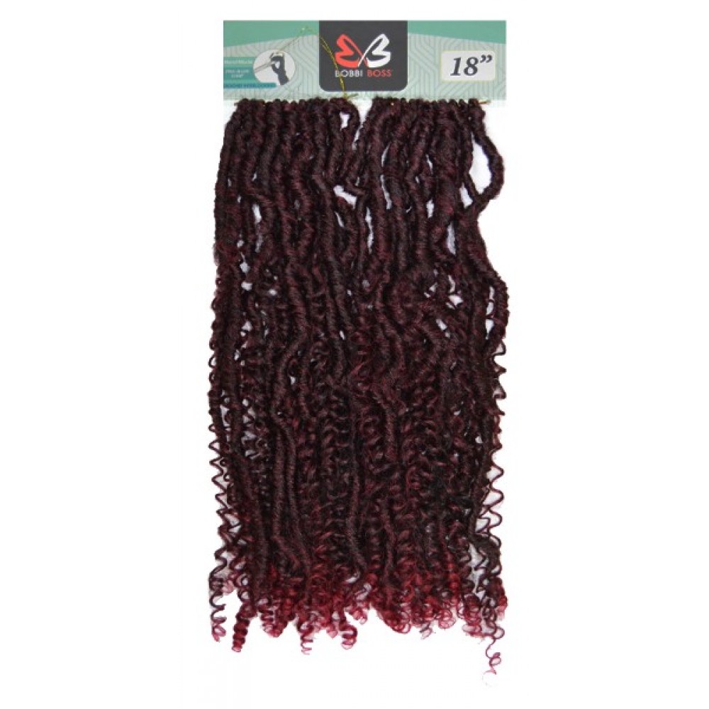Bobbi Boss Nu Locs Synthetic Hair Crochet Braid Loop 2x Boho Water Curl 18”