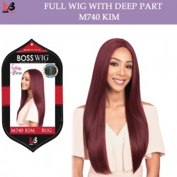 Bobbi Boss Synthetic Full Wig Deep Part M740 Kim Bobbi Boss Synthetic Full Wig Deep Part M740 Kim