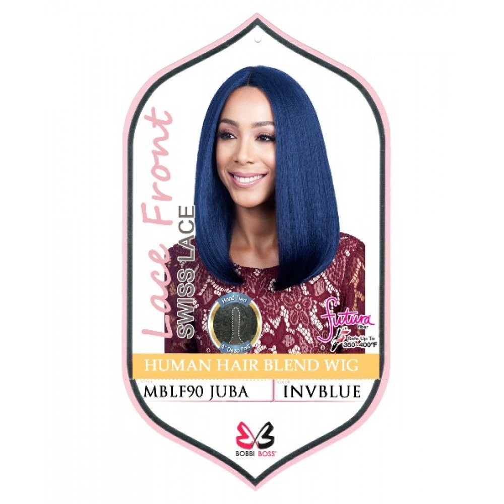 Bobbi Boss 100% Human Hair Blend Lace Front Deep Part Wig Mblf90 Juba