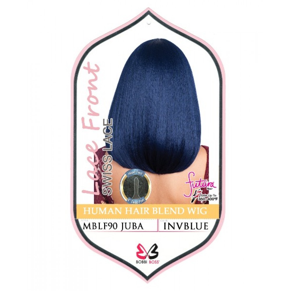 Bobbi Boss 100% Human Hair Blend Lace Front Deep Part Wig Mblf90 Juba