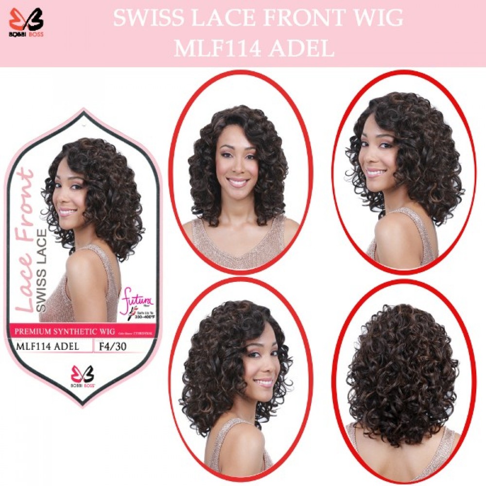 Bobbi Boss Synthetic Swiss Lace Front Wig Mlf114 Adel