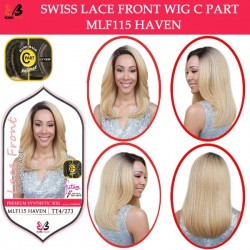 Bobbi Boss Synthetic Swiss Lace Front Deep Part Wig Mlf115 Haven
