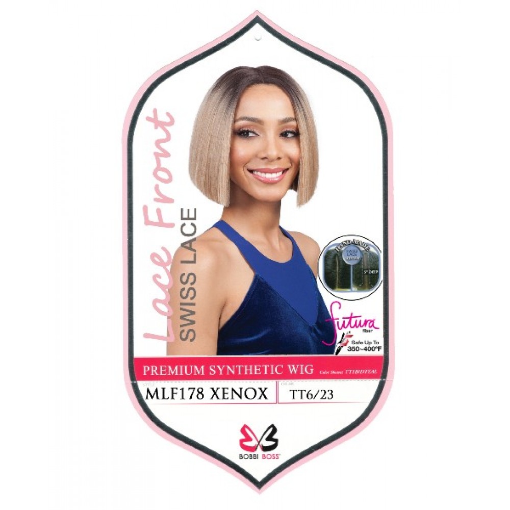 Bobbi Boss Synthetic Swiss Lace Front Deep Part Wig Mlf178 Xenon