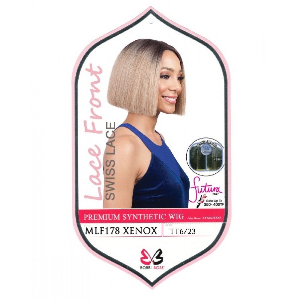 Bobbi Boss Synthetic Swiss Lace Front Deep Part Wig Mlf178 Xenon
